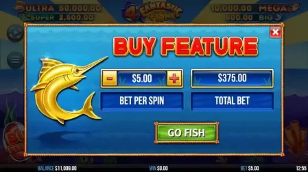 4 Fantastic Fish slot screenshot 3