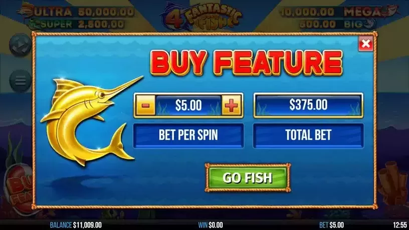 4 Fantastic Fish slot screenshot 3
