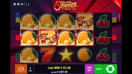 5 Flaring Fruits slot screenshot 4