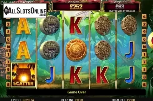 Reel Screen. Amazon Warrior from Reel Time Gaming