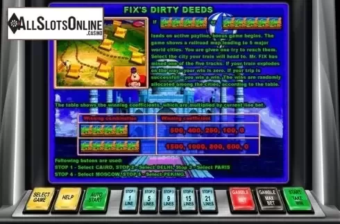 Screen6. Around the World (Ash Gaming) from Ash Gaming