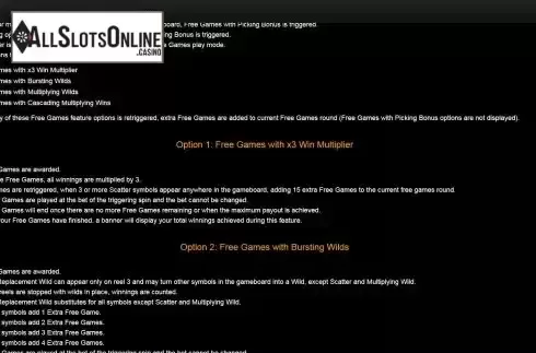 FS feature screen