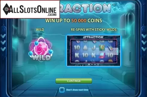 Screen7. Attraction from NetEnt
