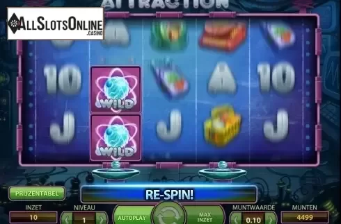 Screen2. Attraction from NetEnt