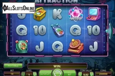 Screen3. Attraction from NetEnt