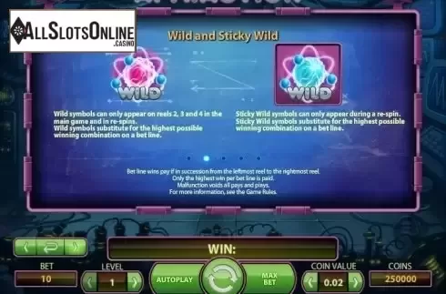 Paytable 2. Attraction from NetEnt
