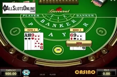 Game Screen 2. Baccarat (Tom Horn Gaming) from Tom Horn Gaming