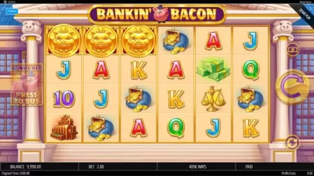 Bankin Bacon slot screenshot 2