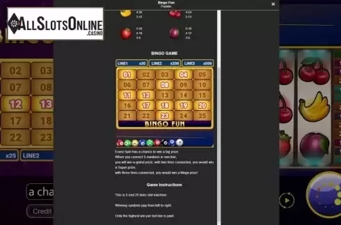Info. Bingo Fun from Manna Play