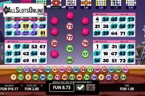 Bonus Combination Win Screen