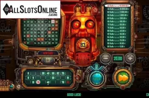 Screen5. Bingo Machine from Spinmatic