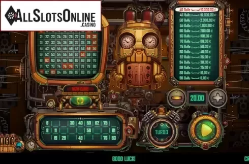 Screen4. Bingo Machine from Spinmatic
