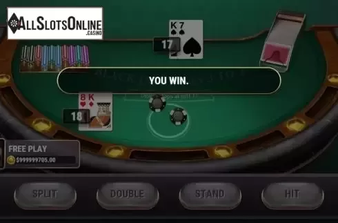 Win screen 2. Blackjack (Slot Factory) from Slot Factory