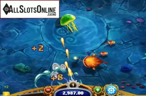 Game Screen. Blue Ocean from Vela Gaming