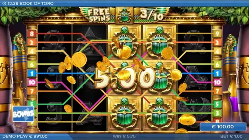 Book of Toro slot screenshot 4