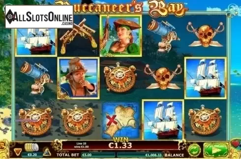 Win screen. Buccaneer's Bay from Side City