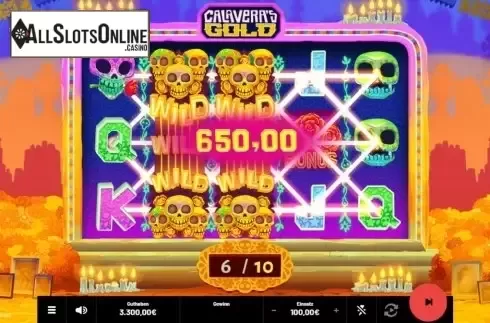 Free Spins 2. Calaveras Gold from Mighty Finger