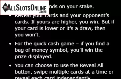 Game rules 1. Casino (gamevy) from gamevy