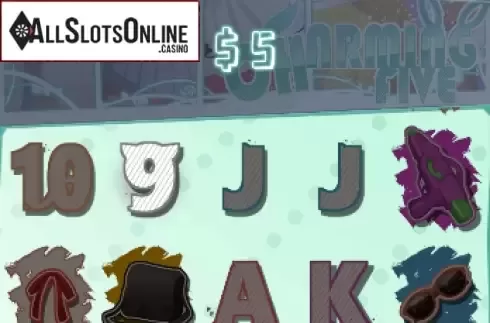 Win Screen. Charming 5 from AllWaySpin