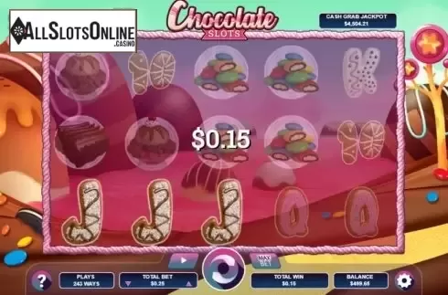 Win screen 1. Chocolate from Arrows Edge