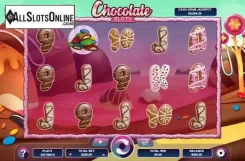 Reel screen . Chocolate from Arrows Edge