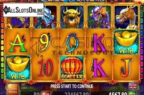 Screen3. Color Dragons from Casino Technology