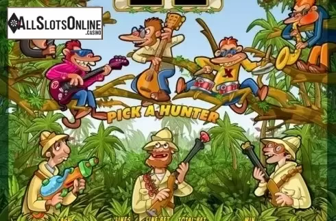 Bonus Game screen. Crazy Jungle (R. Franco) from R. Franco