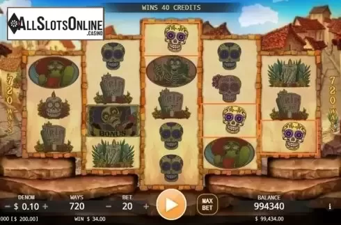 Win screen. Dia De Muertos (KA Gaming) from KA Gaming