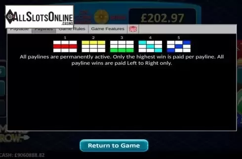 Pay Lines