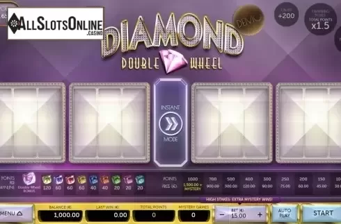 Reel Screen. Diamond Double Wheel from Air Dice