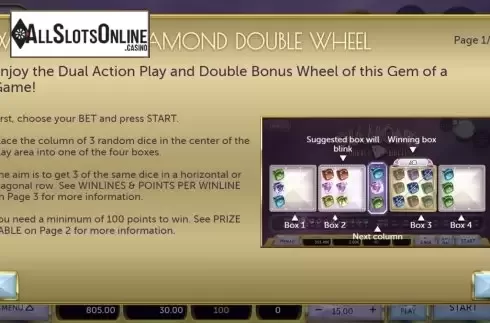Info. Diamond Double Wheel from Air Dice