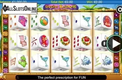 Reel Screen. Doctor Love on Vacation Dice from NextGen