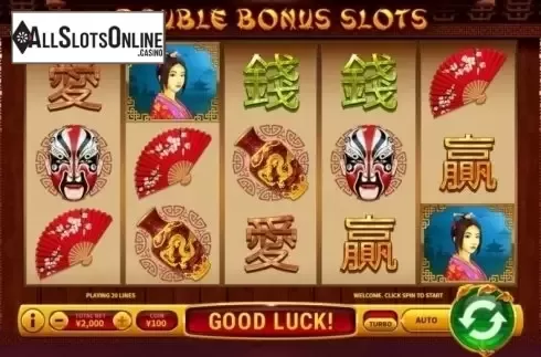 Game Workflow screen . Double Bonus Slots (Skywind Group) from Skywind Group