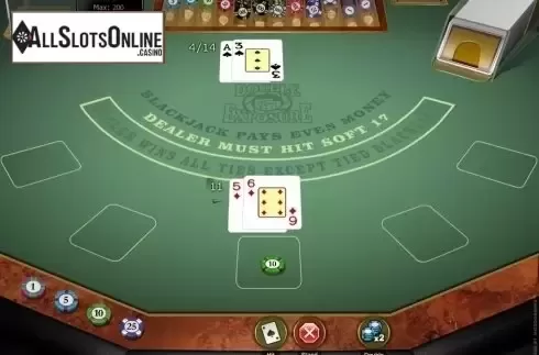 Game Screen. Double Exposure Gold from Microgaming