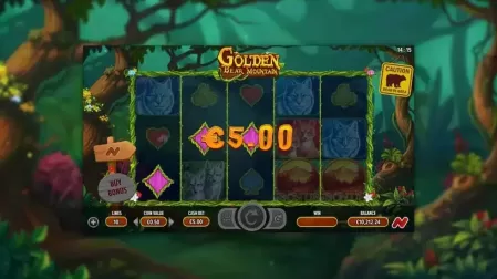 Golden Bear Mountain slot screenshot 2