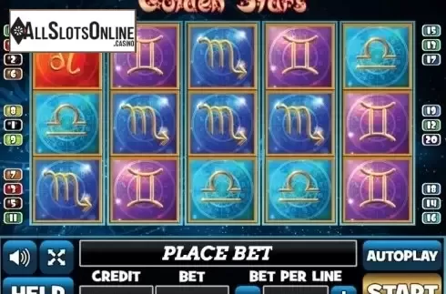 Reel Screen. Golden Stars (PlayPearls) from PlayPearls