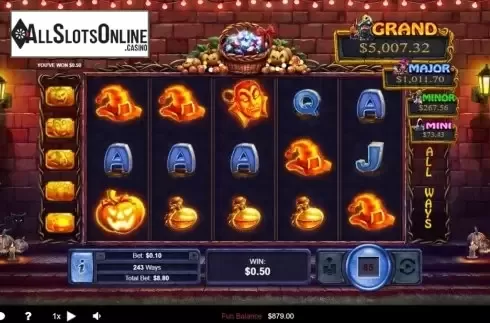 Win Screen 3. Halloween Treasures from RTG