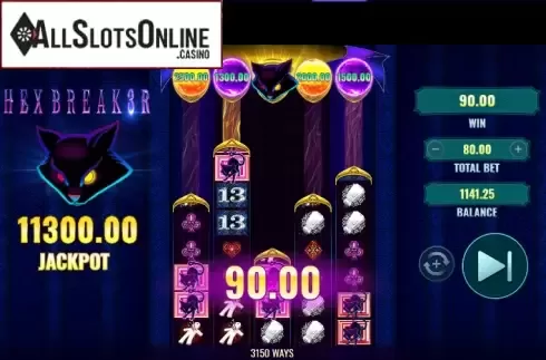 Win screen 2. HexBreaker 3 from IGT