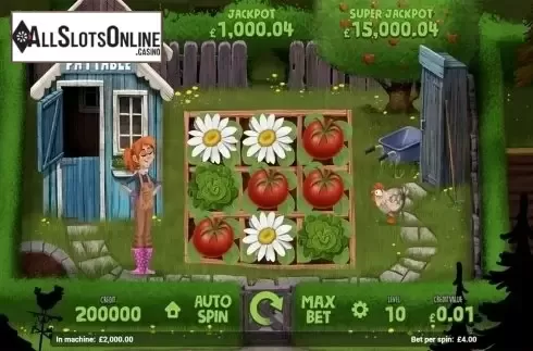 Reels screen. Homegrown from Magnet Gaming