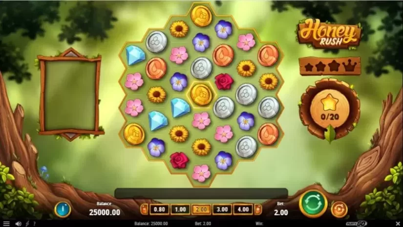 Honey Rush slot screenshot 1
