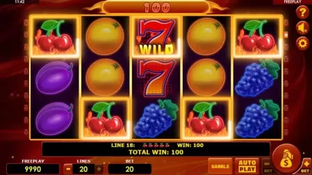 Hot Fruits 20 slot screenshot 2