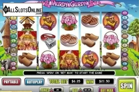 Win Screen 2. Hurdy Gurdy from Wager Gaming