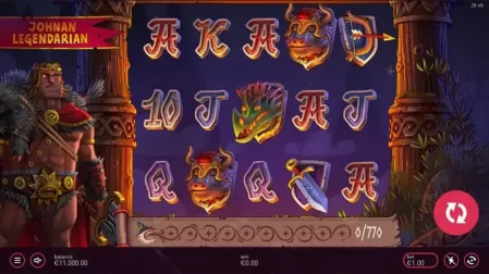 Johnan Legendarian slot screenshot 1