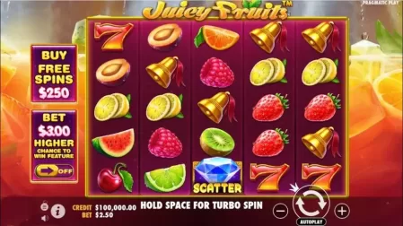 Juicy Fruits slot screenshot 1