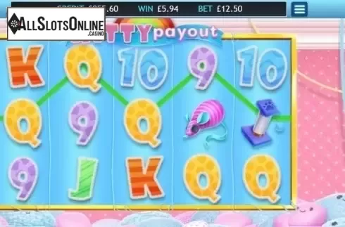 Low Win screen. Kitty Payout from Eyecon
