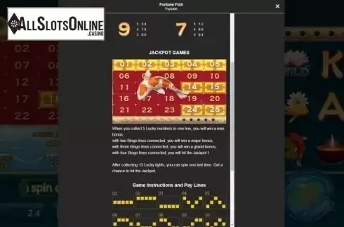 Features screen