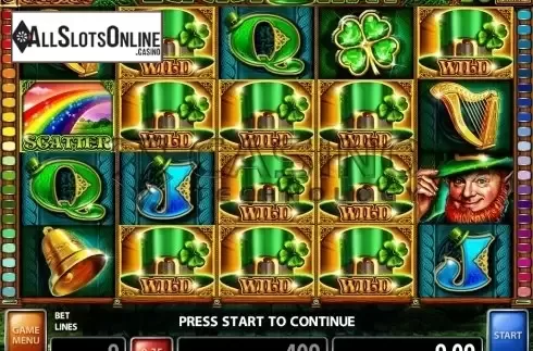 Screen2. Lucky Hat from Casino Technology
