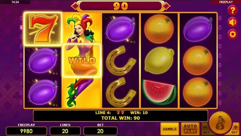 Lucky Joker 20 slot screenshot 3