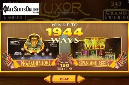 1944 ways. Luxor from Pariplay