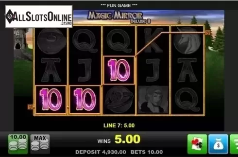 Win screen. Magic Mirror Deluxe 2 from Merkur